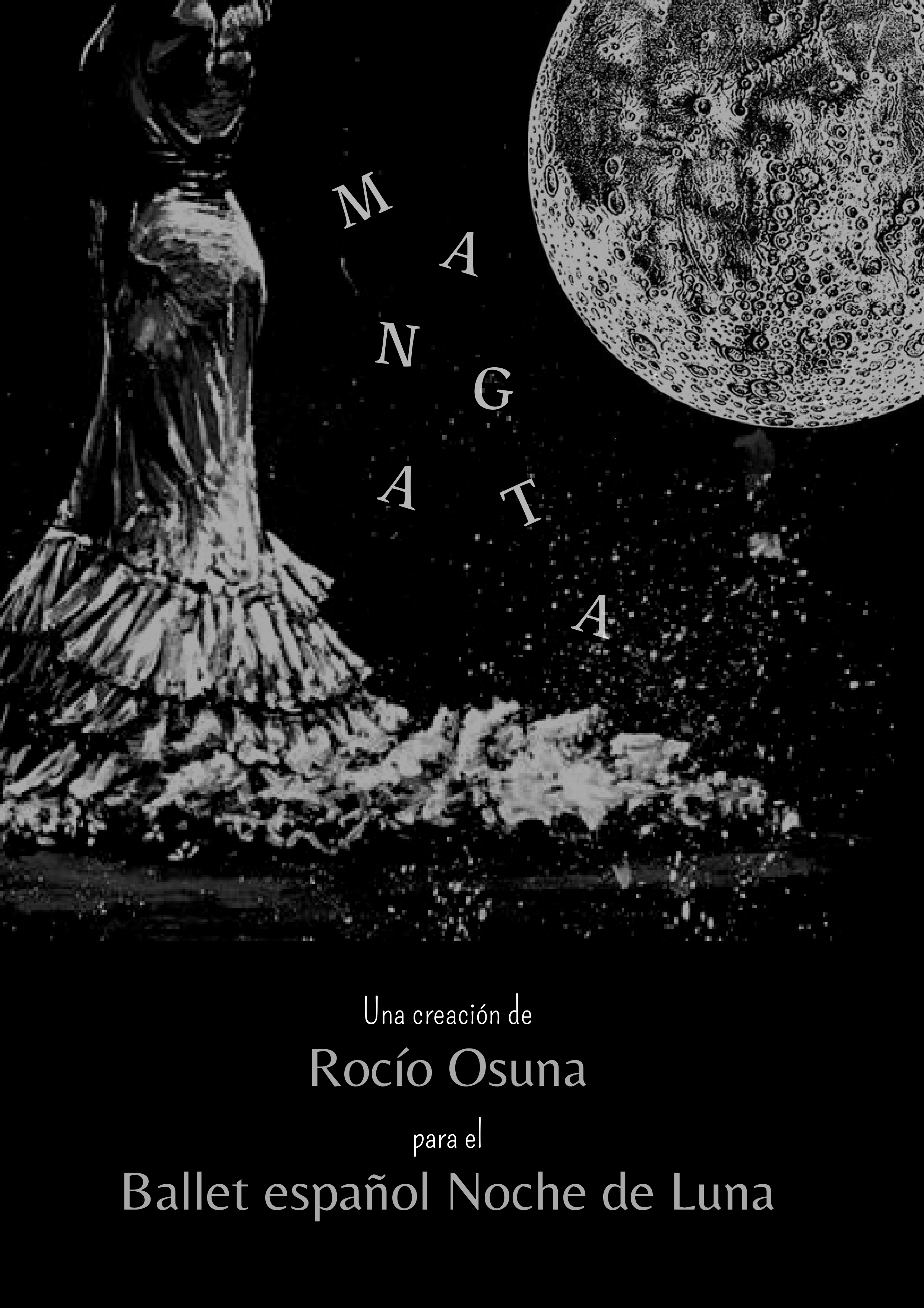 Cartel MANGATA - NOCHE DE LUNA